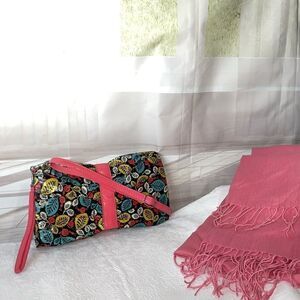 Vera Bradley Frill Coated Canvas Crossbody